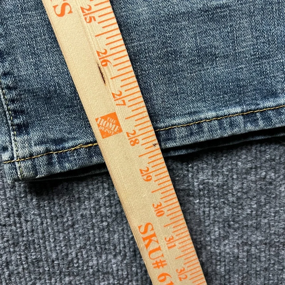 Levi's 515 Bootcut Jeans Women's 24S Blue Denim‎ Stretch Classic Zip Fly - 43X28
